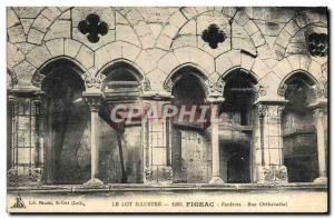 Old Postcard Lot Figeac Illustrates Fenetres Street Orthabadial