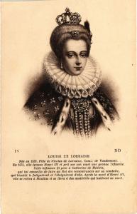 CPA Louise de Lorraine, fille de Nicolas de Lorraine Royalty Nobelty (314314)
