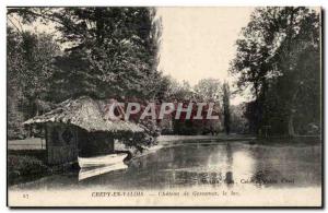 Crepy en Valois Postcard Old Castle Geresmes