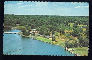 Spectacular Jones Falls, Ontario, Canada Postcard, Aerial Of Hotel Kenny, 1975!