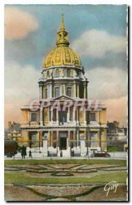 Old Postcard Paris and Dome des Invalides Wonders