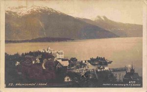 Balholmen i Sogn Norway 1925 RPPC Real Photo postcard