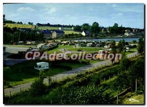 Modern Postcard St Calais Sarthe Camping