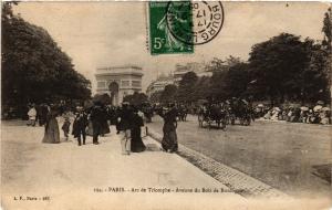 CPA PARIS 16e-Avenue du Bois de Boulogne-Arc de Triomphe (324973)