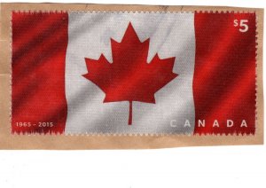 $5.00 Canada Postage Stamp 2015 Flag Commemorative