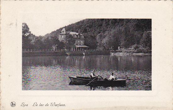Belgium Spa Le lac de Warfaas 1940