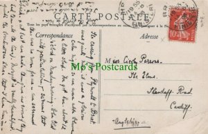 Genealogy Postcard - Parsons - The Elms, Llandaff Road, Cardiff, Wales RF6947