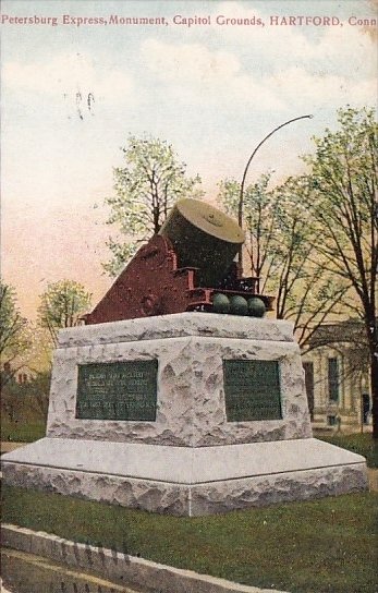 Connecticut Hartford Petersburg Express Monument Capitol Grounds 1907