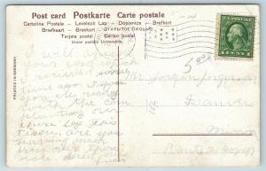 Postcard WW1 Kaiser Wilhelm Roller Skating John Rockefeller Pipeline 1914 Q15