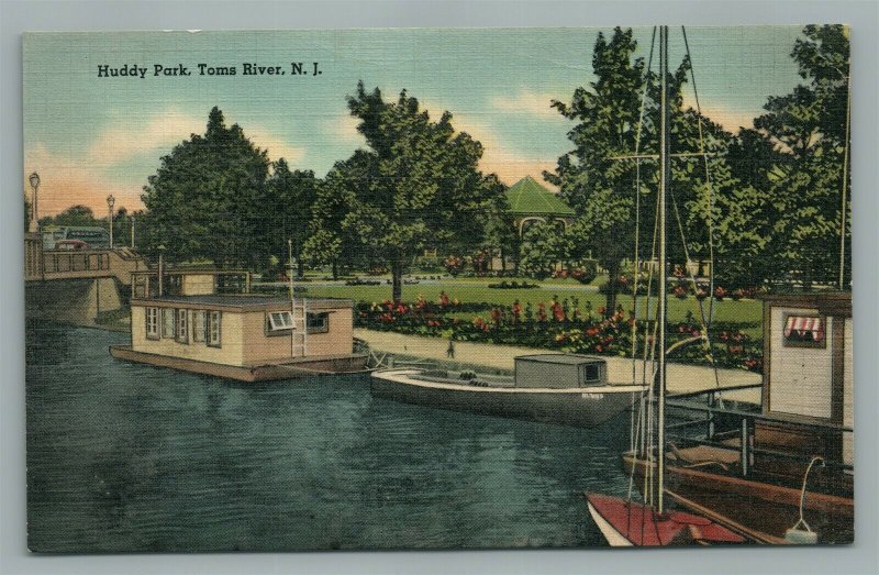 TOMS RIVER NJ HUDDY PARK VINTAGE POSTCARD