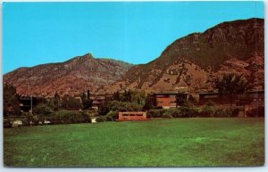 Postcard - Heritage Halls, Brigham Young University - Provo, Utah