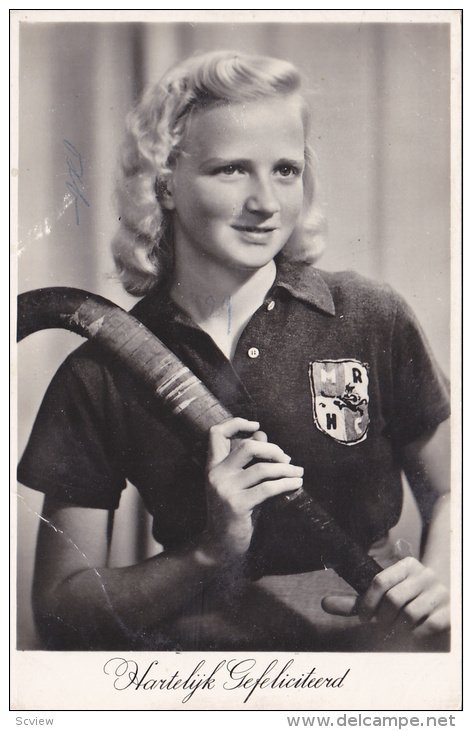 RP; Woman with Field Hockey stick , 20-30s