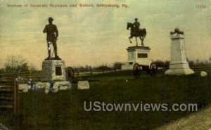 Statues of Gen. Reynolds & Buford - Gettysburg, Pennsylvania