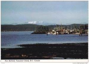 Port McNeill, Boats, Mountains, Vancouver Island, British Columbia, Canada, 4...