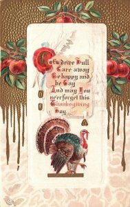 1912 May You Never Forget This Thanksgiving Day Greetings Vintage Postcard