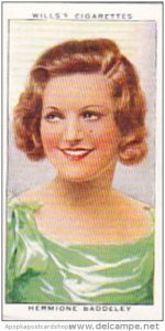 Wills Cigarette Card Radio Personalities 2nd Series No 36 Hermione Baddeley