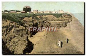 Old Postcard Luc Sur Mer Cliffs