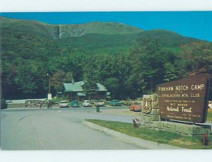 Chrome CAMPGROUND SCENE Pinkham Notch - Gorham & White Mountains NH AH4323