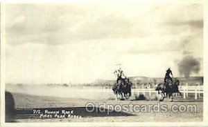 Roman Race Western Cowboy, Cowgirl Unused 