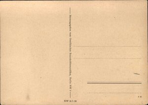 Fantasy Coal Man Coal Bricketts German Advert Publ Berlin Postcard