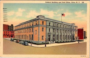 Postcard BUILDING SCENE Utica New York NY AN8606