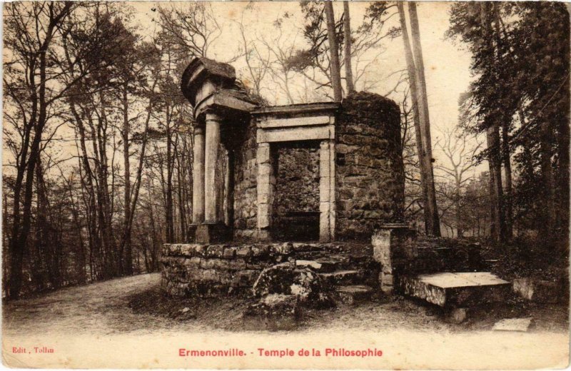 CPA Ermenonville- Temple de la Philosophie FRANCE (1020469)