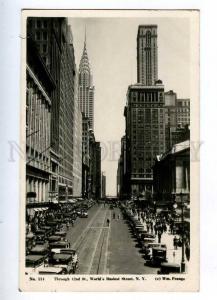 192525 USA NEW YORK 42nd street Vintage photo postcard