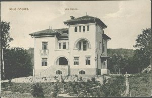 RMIV3336 romania valcea govora spa iliescu villa archtecture UPU postcard ca1910