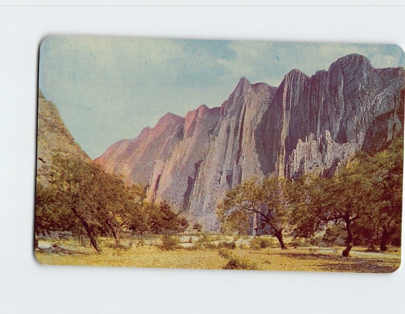 Postcard Breathtaking Huasteca Canyon, Monterrey, Mexico