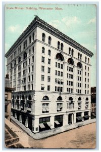 1910 State Manual Building Worcester Massachusetts MA Posted Antique Postcard