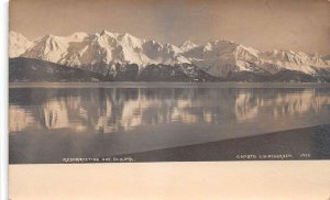 Resurrection Bay Alaska Panoramic View of Bay  Real Photo Vintage Postcard U2784