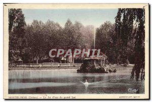 Postcard Old Montelimar Drome waterjet the great Lake