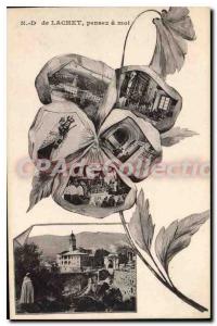 Old Postcard Our Lady of Lachet LAGHET think me