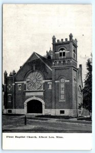 ALBERT LEA, Minnesota MN ~ FIRST BAPTIST CHURCH c1910s Freeborn County Postcard