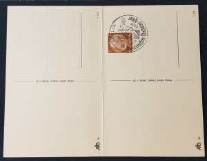 GERMAN EMPIRE THIRD 3rd REICH PROPAGANDA - ADOLF HITLER BENITO MUSSOLINI DOUBLE