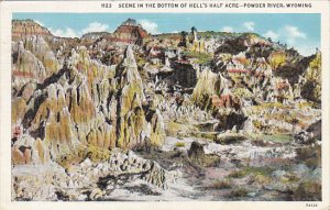 Wyoming Scene In Bottom Of Hell's Half Acre Powder River 1938