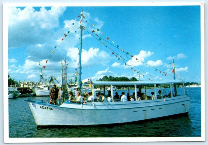 TARPON SPRINGS, Florida FL ~ St. Nicholas Boat Lines AGATHA  4x6 Postcard