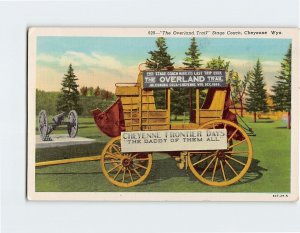 M-159101 The Overland Trail Stage coach Cheyenne Wyoming USA