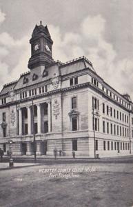 Iowa Fort Dodge Webster County Court House