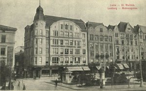 ukraine russia, LVIV LWOW LEMBERG, Ul. Wałowa (1915) Postcard WWI Feldpost