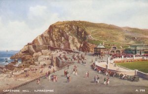 Devon Postcard - Capstone Hill, Ilfracombe - Art Colour    T10437