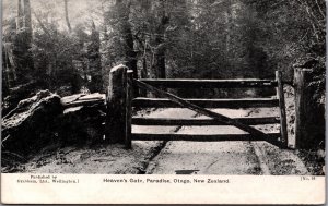 New Zealand Heaven's Gate, Paradise, Otago Postcard 09.92