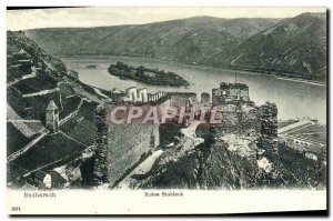 Postcard Old Ruin Stahleck Bacharach