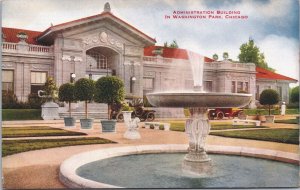 USA Administration Building Washington Park Chicago Vintage Postcard 09.47