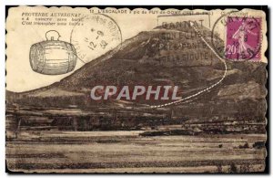Postcard Old Proverb Auvergne Win Without barrel L & # 39Escalade a peak Puy ...
