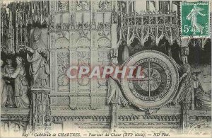 Old Postcard Cathedral of Chartres Circumference Choir
