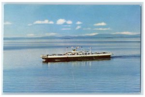 c1960's M.V. Valcour Most Scenic Ferry Burlington Vermont VT Unposted Postcard