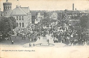 Michigan Avenue from the Capital  Lansing MI 