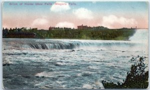 Postcard  - Brink of Horse Shoe Falls - Niagara Falls, Canada