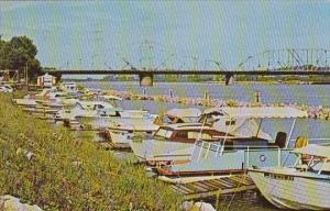 Nebracka South Sioux City Boat Docks On The Missouri River At South Sioux Cit...